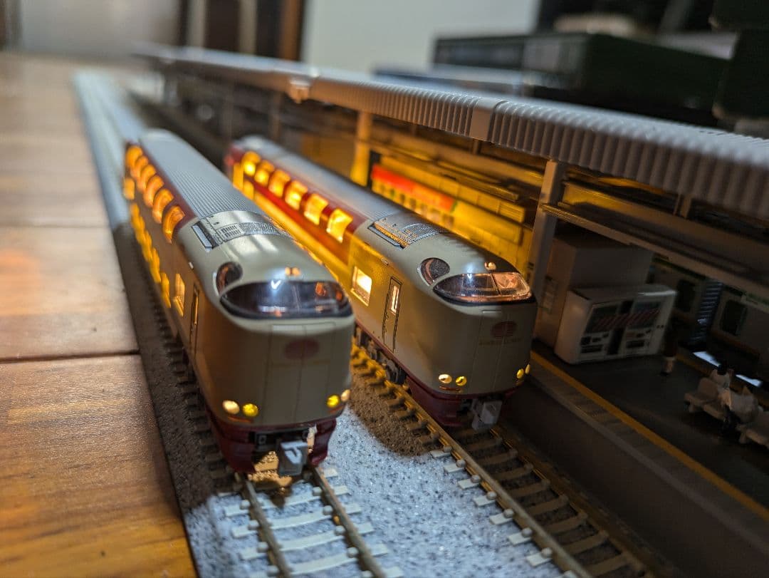 KATO285系0番代サンライズエクスプレス パンタグラフ増設7両セット室内灯付