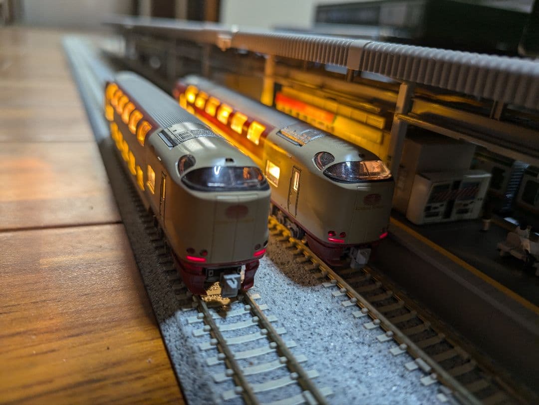 KATO285系0番代サンライズエクスプレス パンタグラフ増設7両セット室内灯付