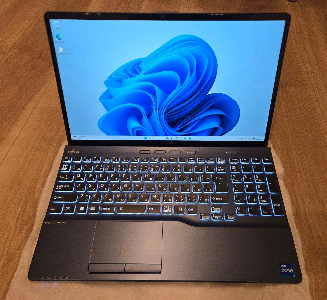 【ほぼ未使用】FMV LIFEBOOK AH78/H2 12世代i7/ブルーレイ