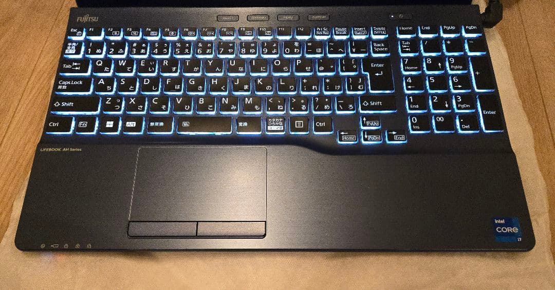 【ほぼ未使用】FMV LIFEBOOK AH78/H2 12世代i7/ブルーレイ
