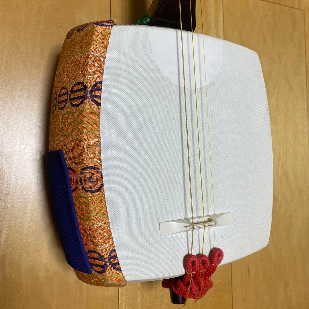 学校用三味線⭐︎教材用簡易型⭐︎破れなし⭐︎スズキ⭐︎撥なし⭐︎ケースなし⭐︎収納袋あり