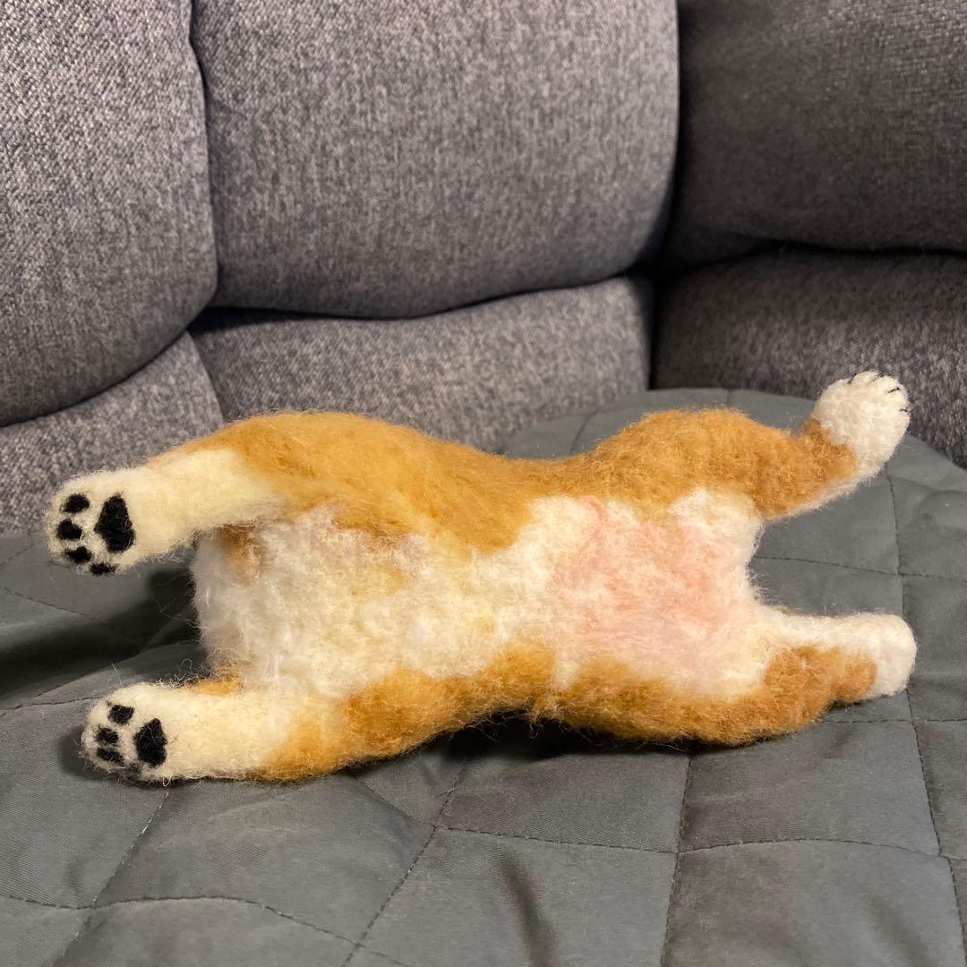羊毛フェルト　柴犬