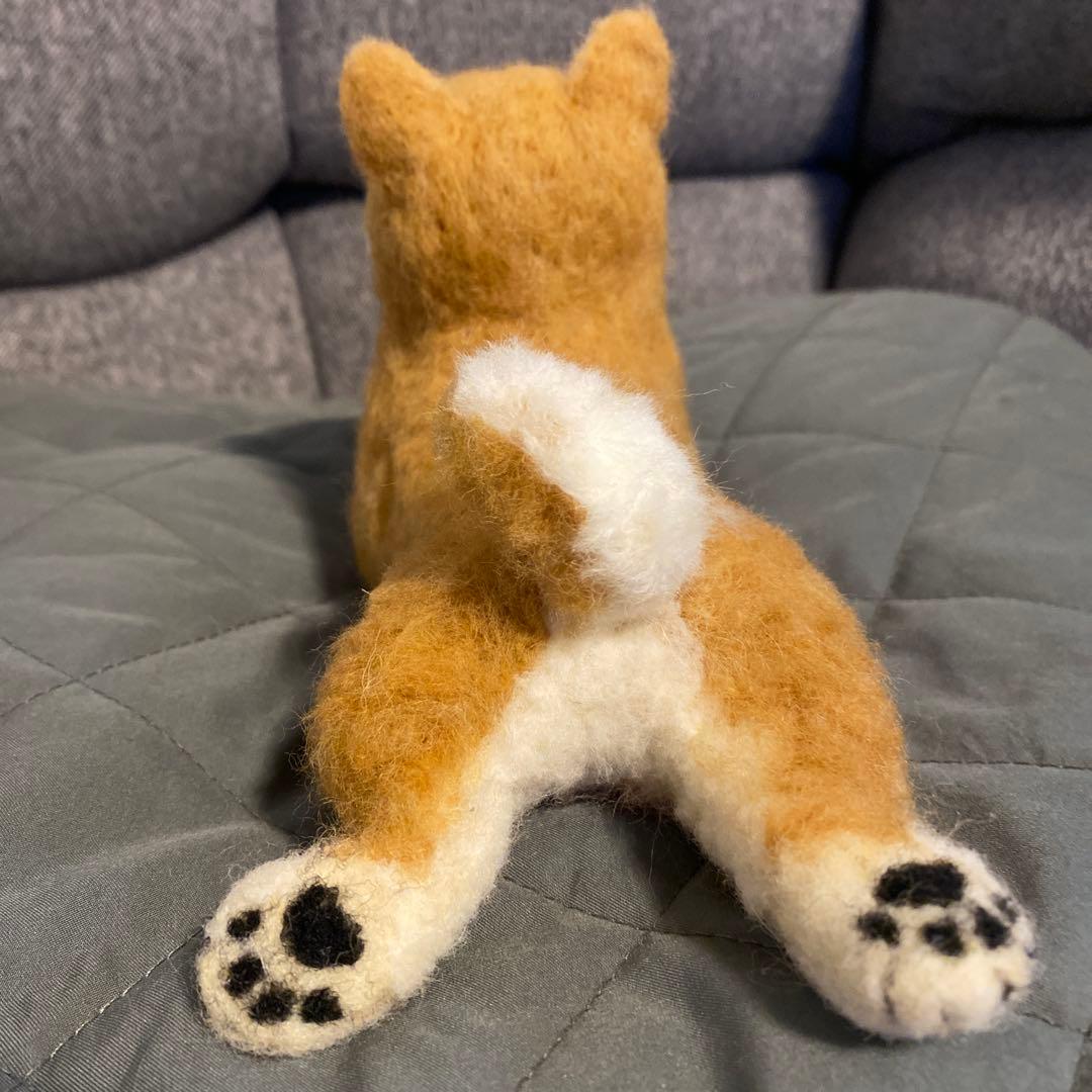 羊毛フェルト　柴犬