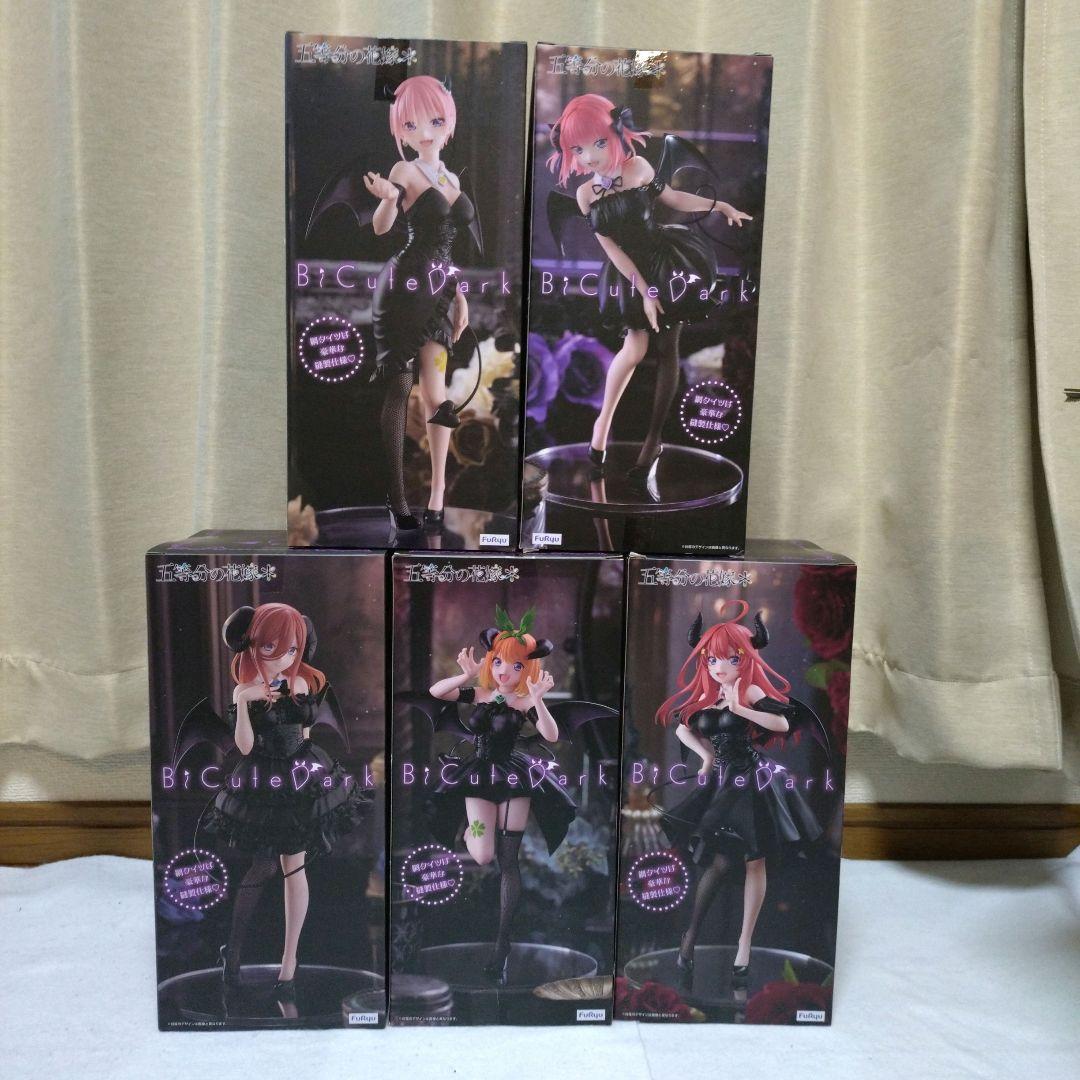 五等分の花嫁　BiCute Dark Figure　5体