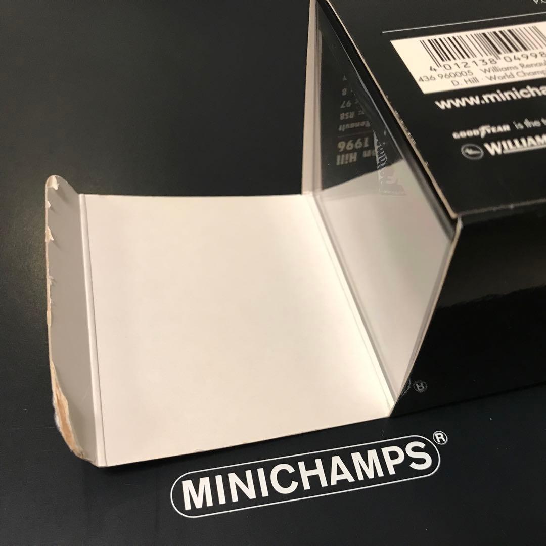 ミニチャンプス ウィリアムズ・ルノー FW18 デーモン・ヒル ロスマンズ仕様