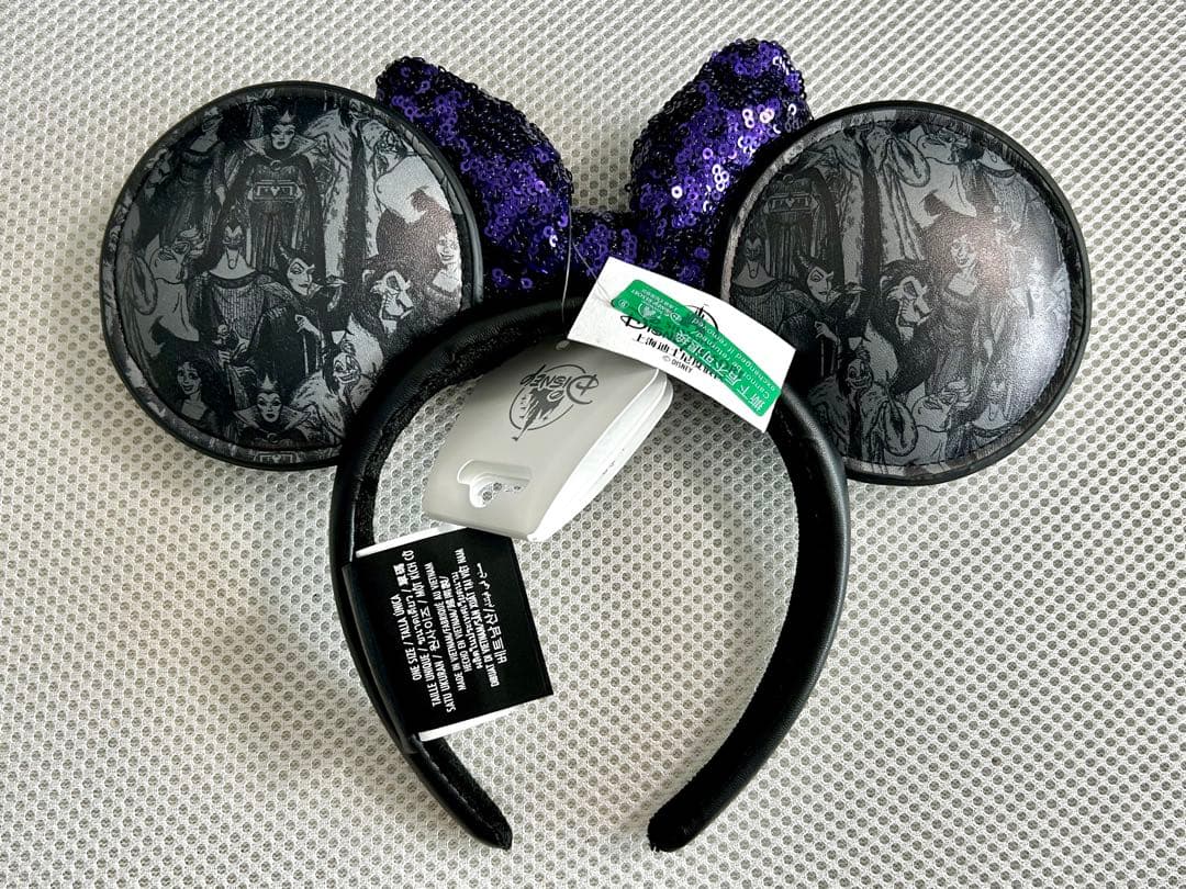 海外ディズニー　ヴィランズ　カチューシャ　上海ディズニー　香港　ハロウィン