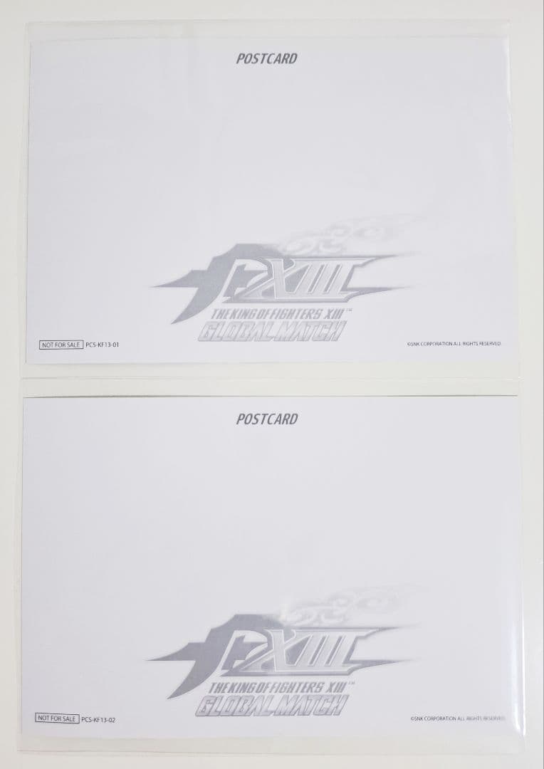 THE KING OF FIGHTERS アッシュ サイキ ポストカード KOF