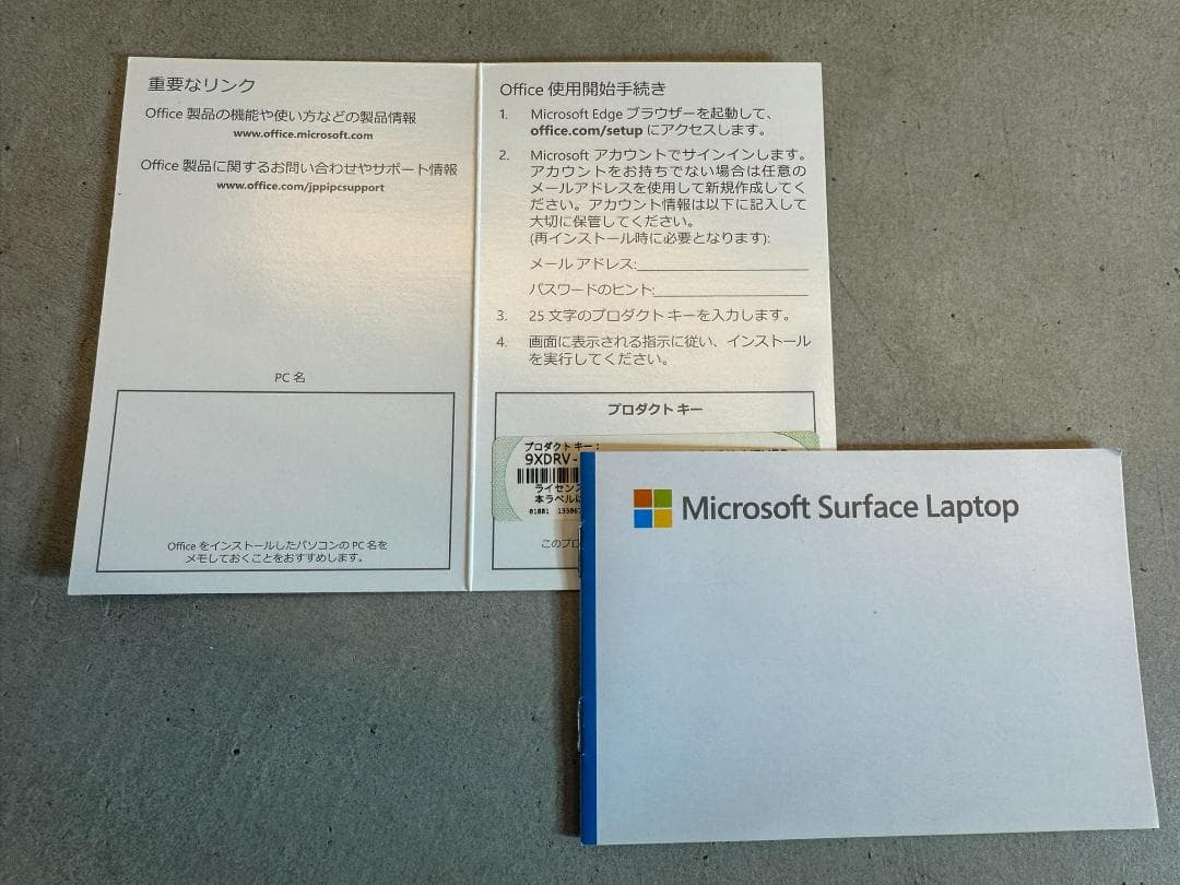 Windowsノート本体 MicrosoftSurfaceLaptop 1769 surface pen