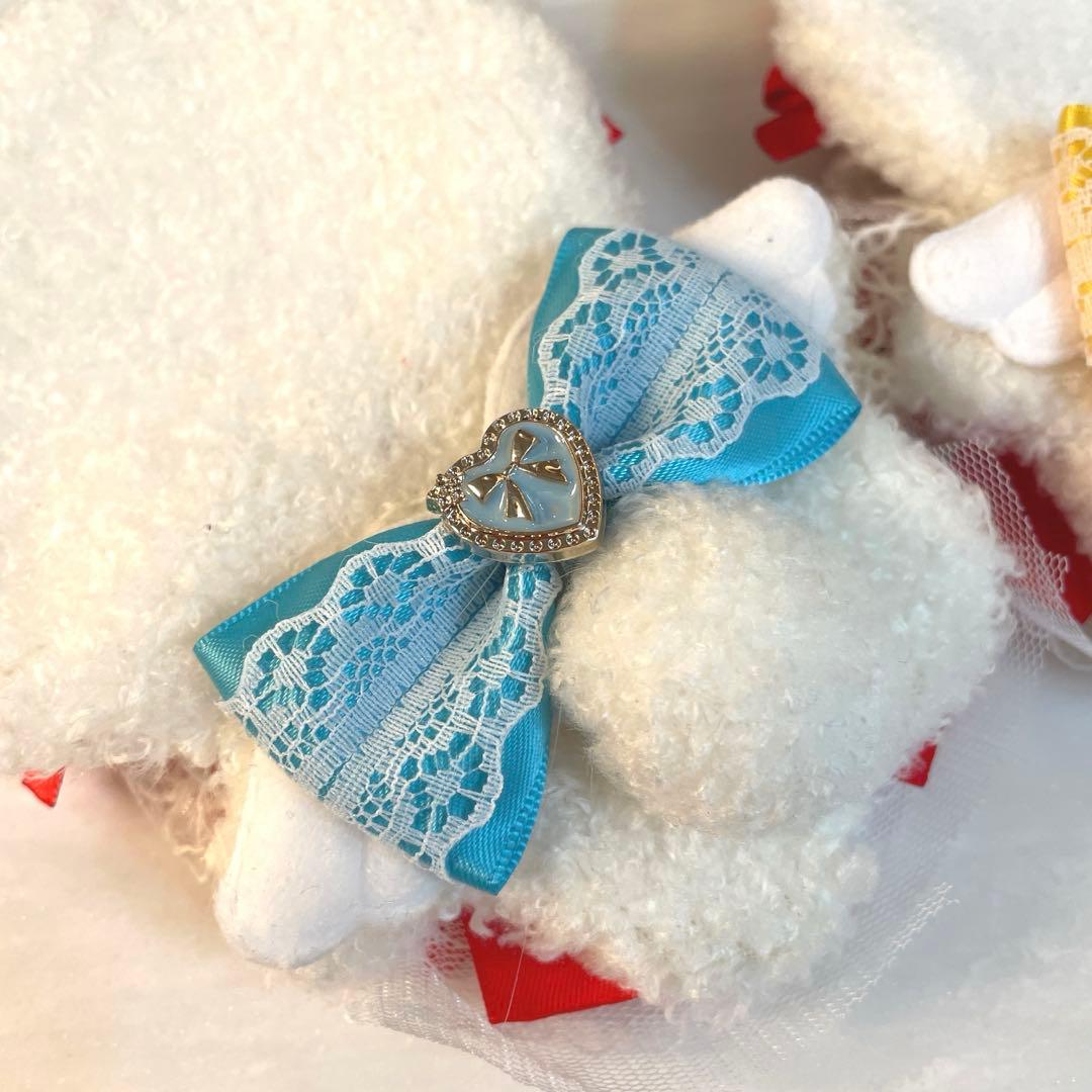 【26-9.10】rn　ぬい服　ちびぐるみ　いつぬい12センチリボン