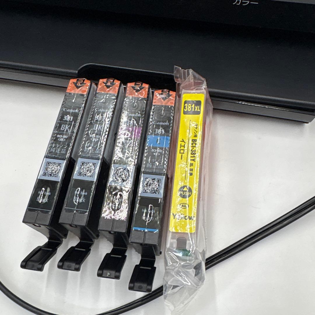 美品　Canonキヤノン TS6130 インクジェットプリンター ブラック