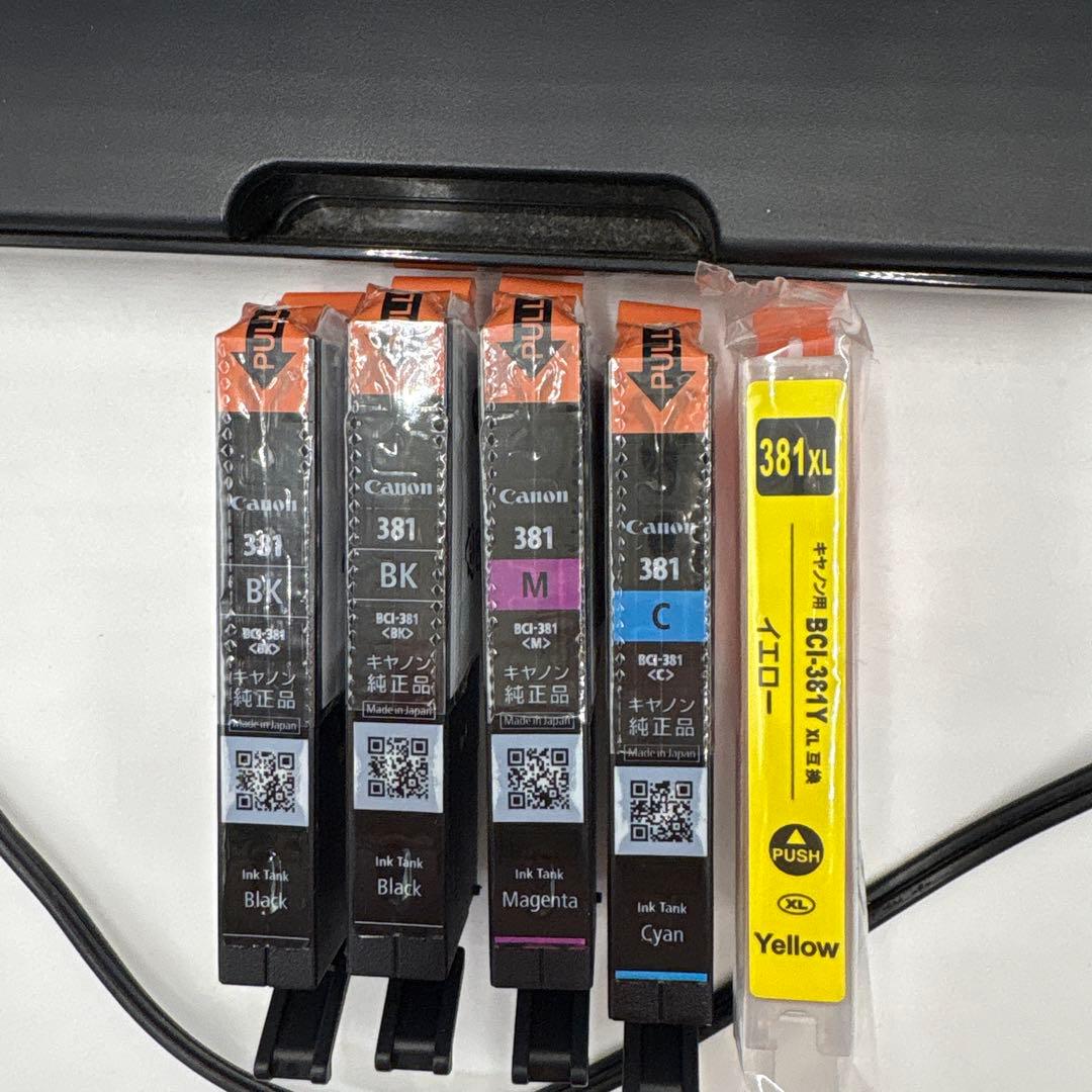 美品　Canonキヤノン TS6130 インクジェットプリンター ブラック
