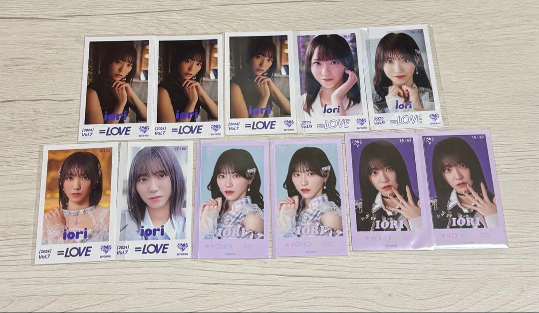 =LOVE イコラブ ミニフォトカード 野口衣織 まとめ売り （バラ売り可）
