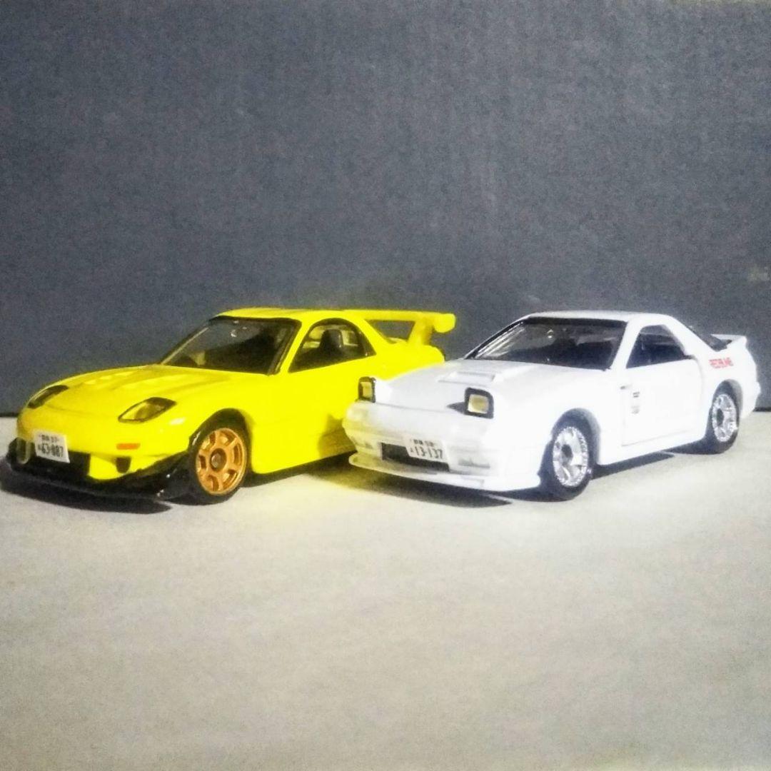 最終値下げ！ドリームトミカ 頭文字D 高橋兄弟セット 自作ナンバープレート付