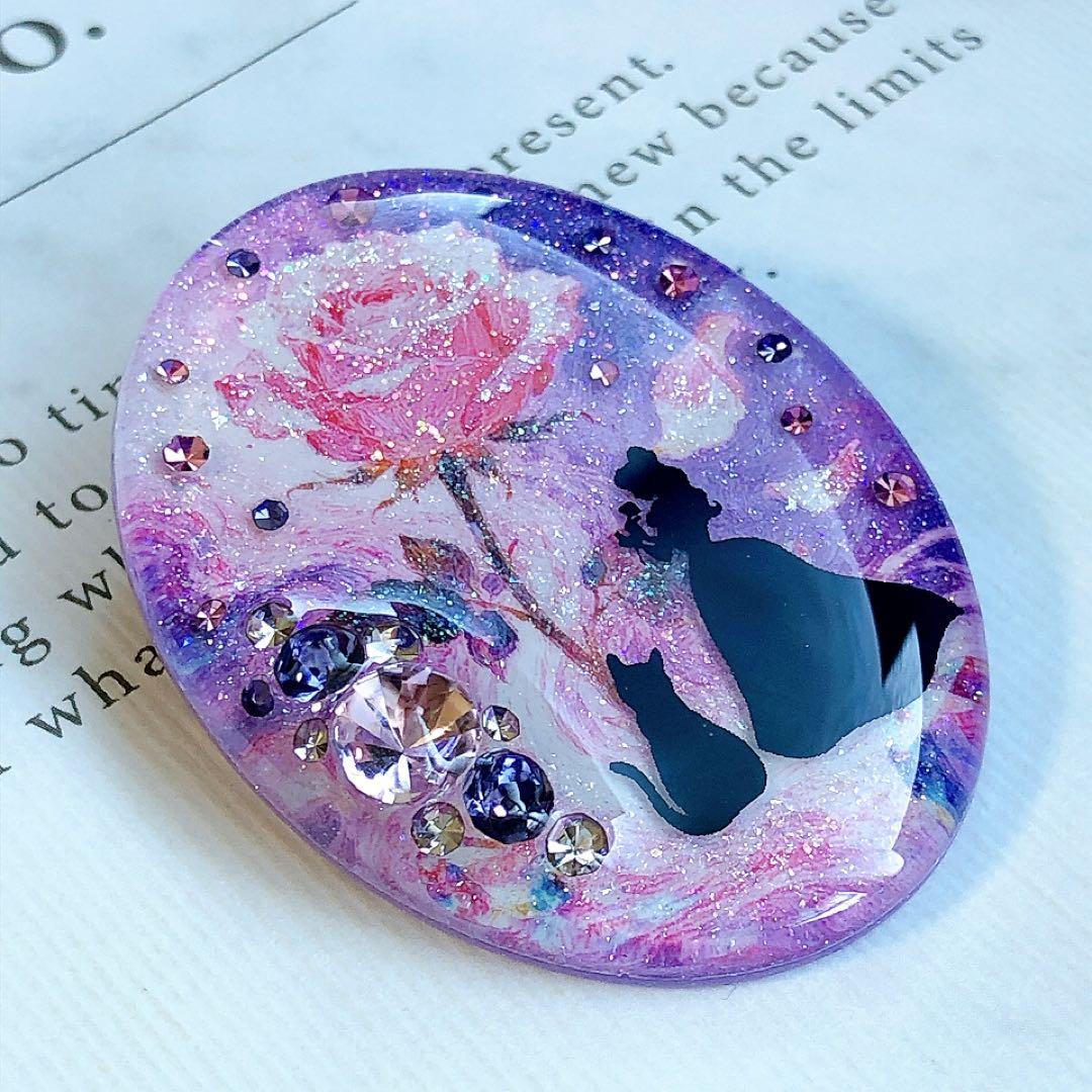 同梱100円引❤️No.2517 レジン ヘアゴム ♡ 猫 ネコ ねこ ♡