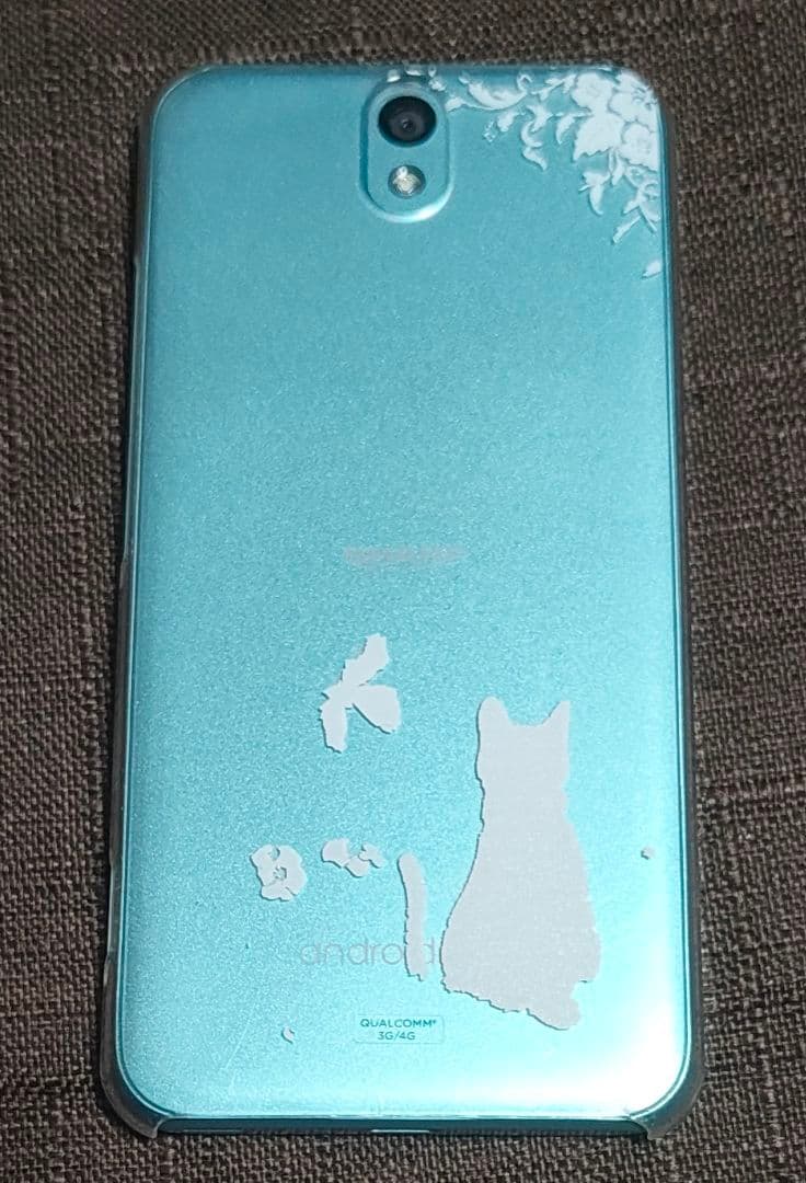 【動作確認〇】android one s1 ターコイズ ケース付き
