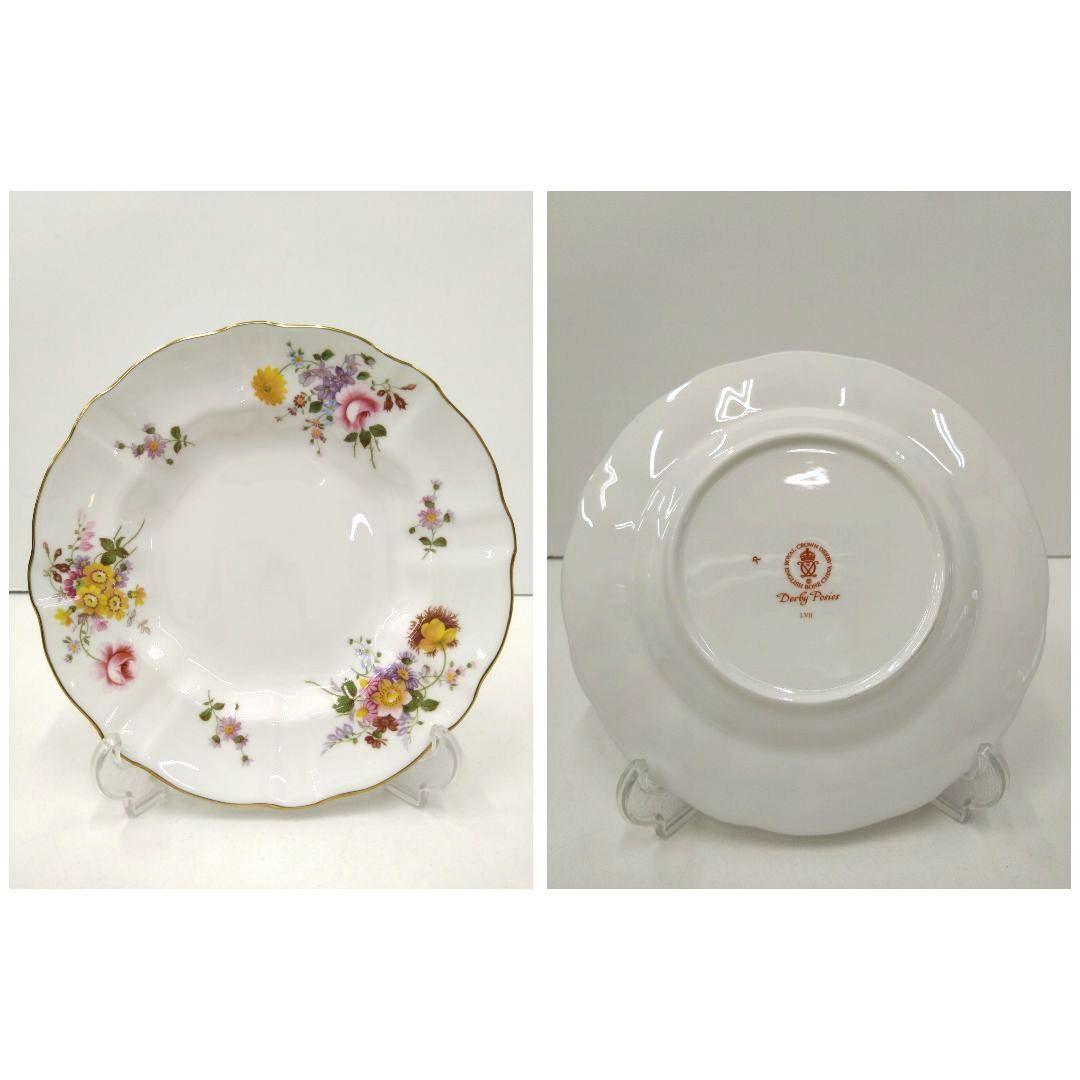 英国 アンティーク ロイヤルクラウンダービー ポジー プレート 6枚