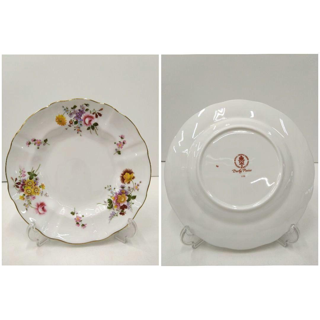 英国 アンティーク ロイヤルクラウンダービー ポジー プレート 6枚