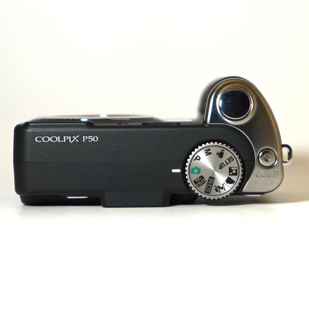 【スマホ転送セット】Nikon COOLPIX P50 オールドコンデジ