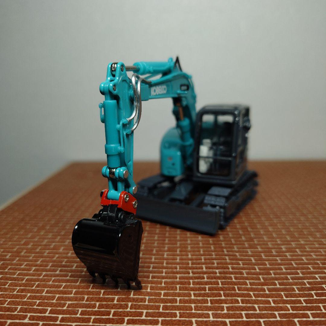 コベルコ建機SK75SR クイックヒッチ バケット4点 KOBELCO 1/50
