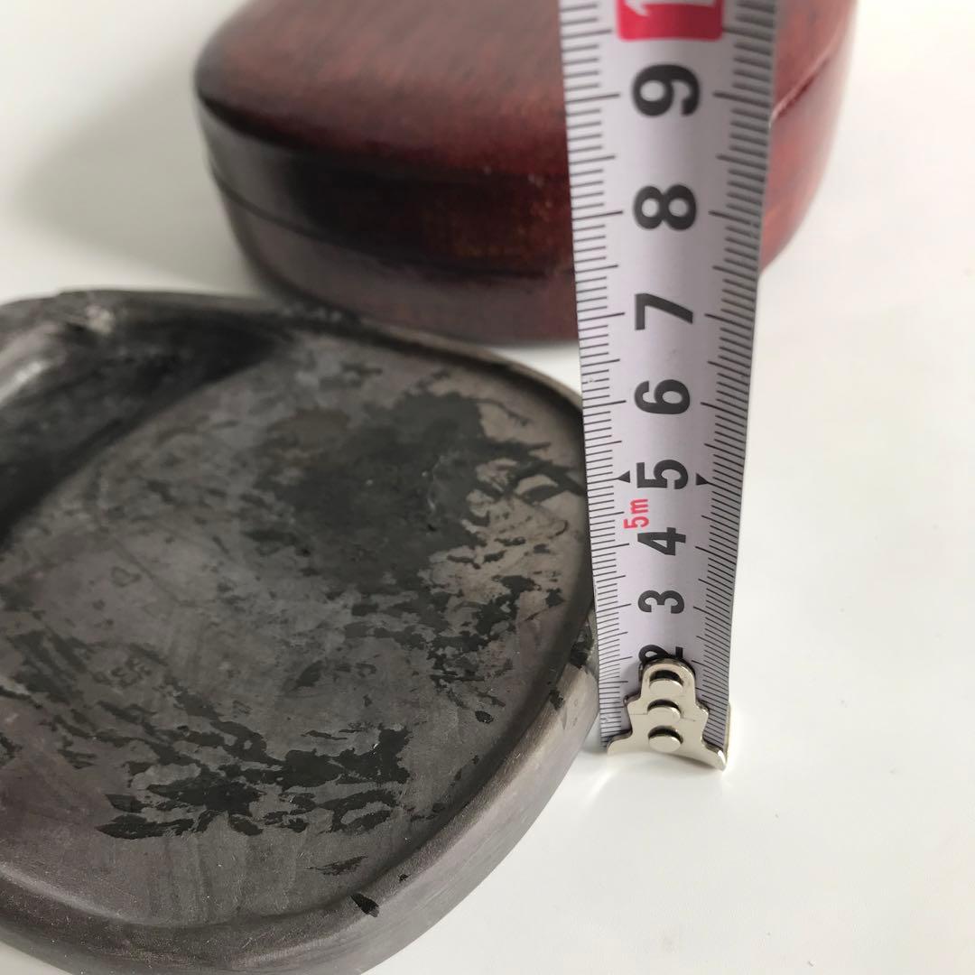 端州石硯　石眼 雲龍彫刻 コレクション　共箱