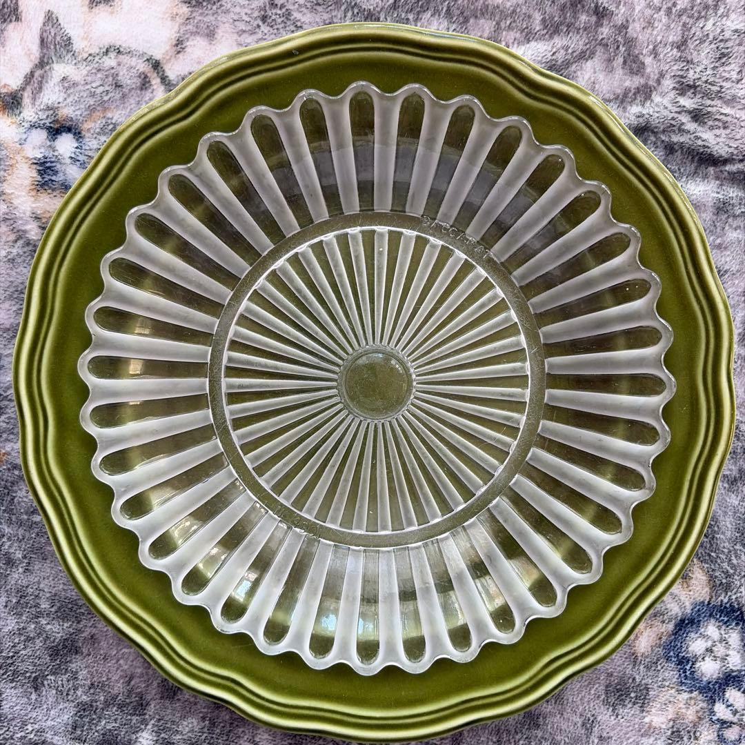 アンティークガラス　オールドバカラ　BACCARAT デザート皿