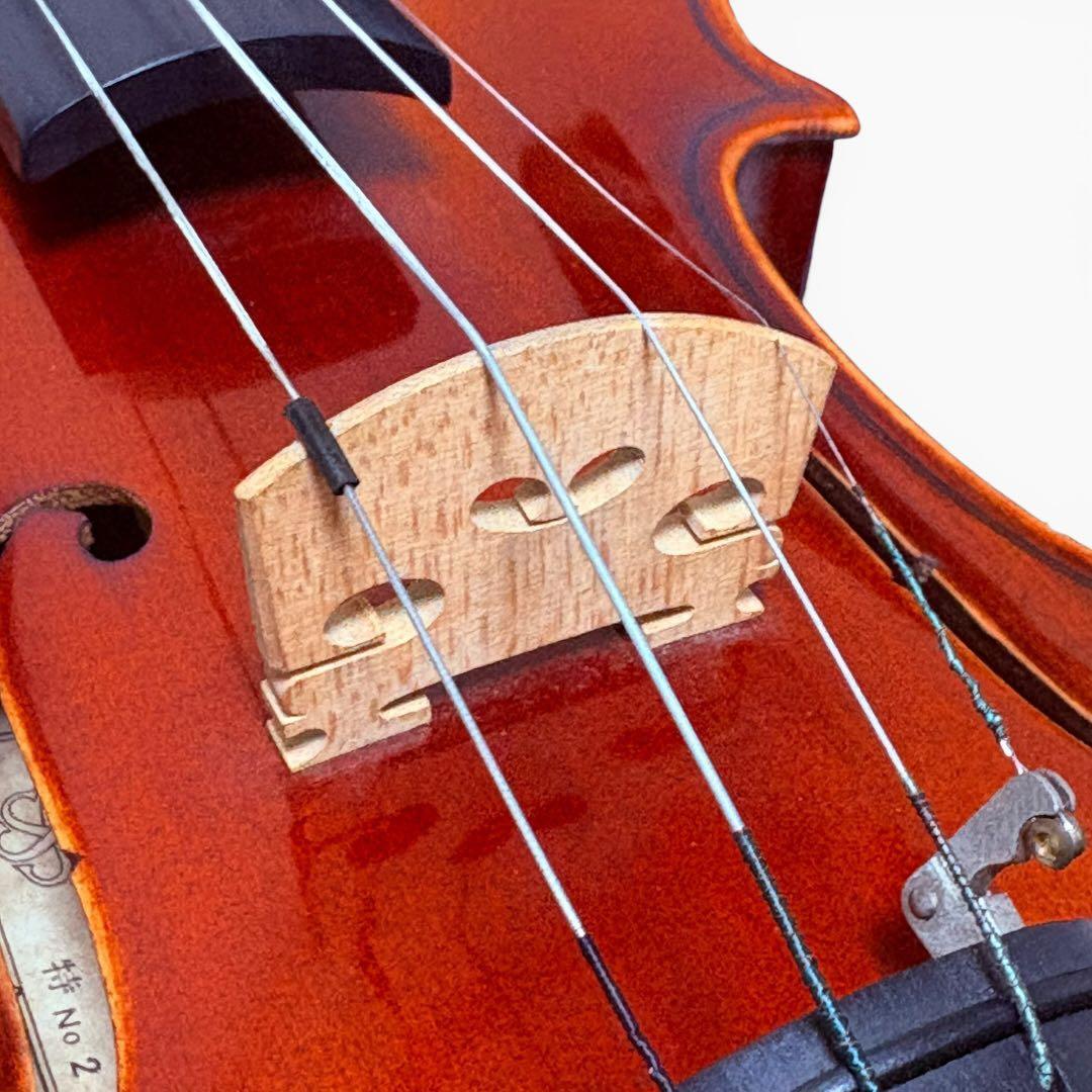 【極上虎杢 美品】スズキ バイオリン 特 No.2 4/4 1969年製