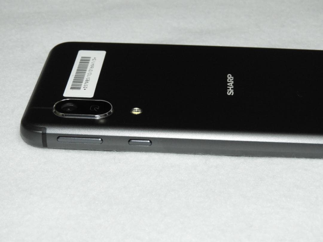 SHARP Android One S7 ブラック S7-SH SIMフリー