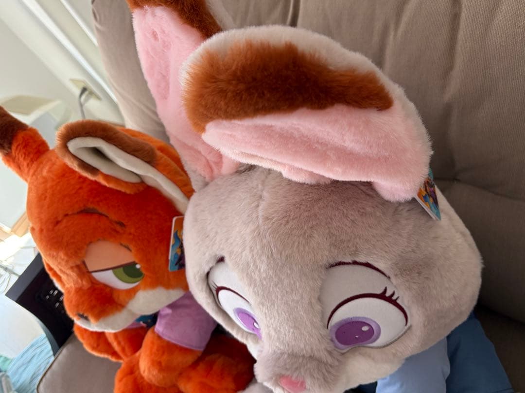 ズートピア2 ジュディ＆ニック ぬいぐるみ コストコ①