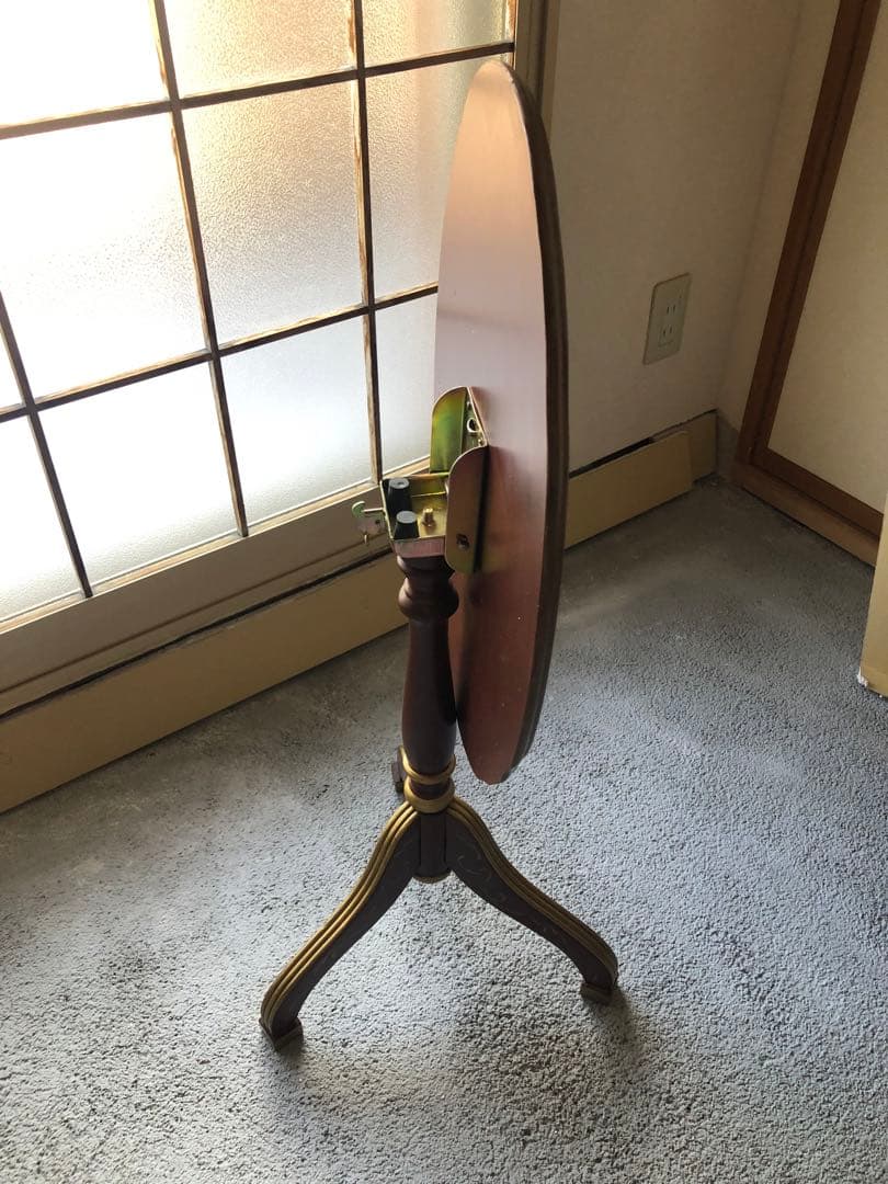 希少　美品　アッセンデルフト　トールペイント　サイドテーブル　ハンドメイド