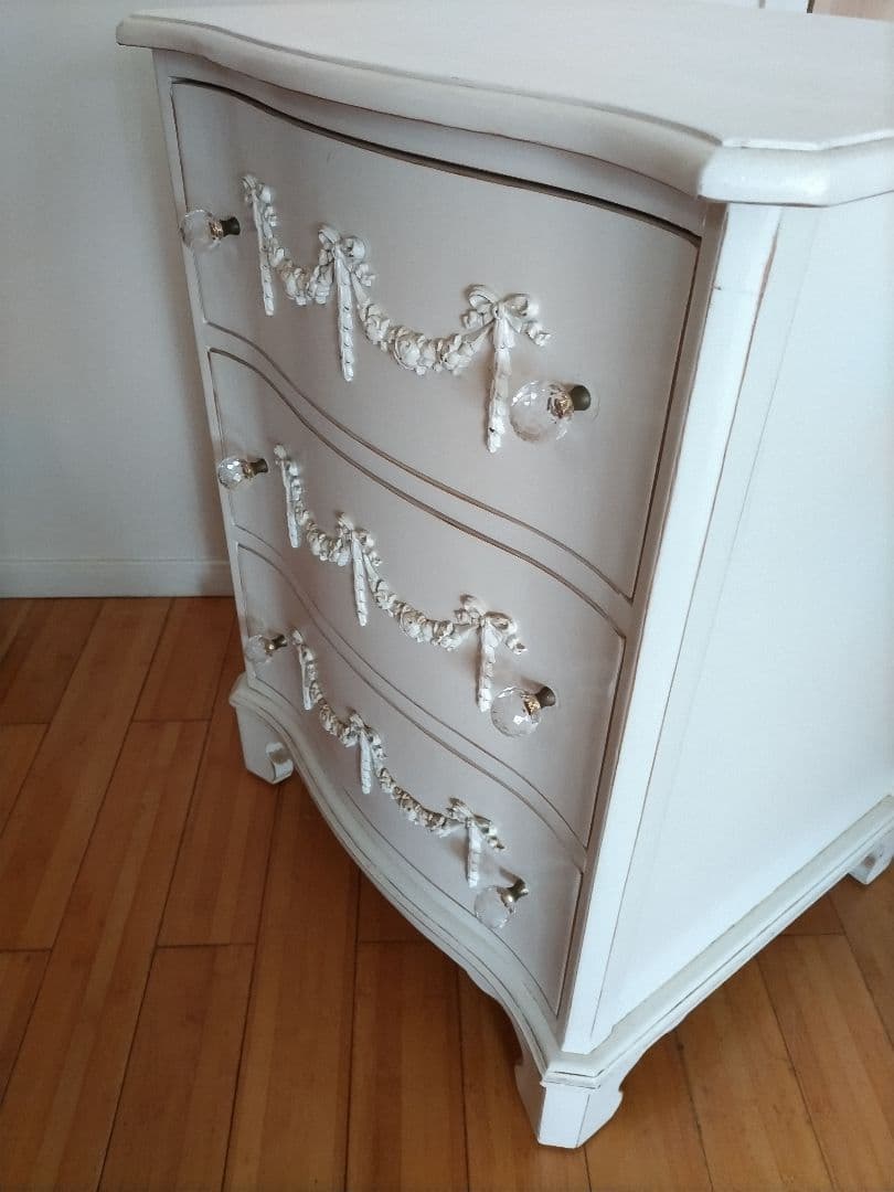 フレンチドロワー　フランスアンティーク　フレンチチェスト　シャビー　引き出し