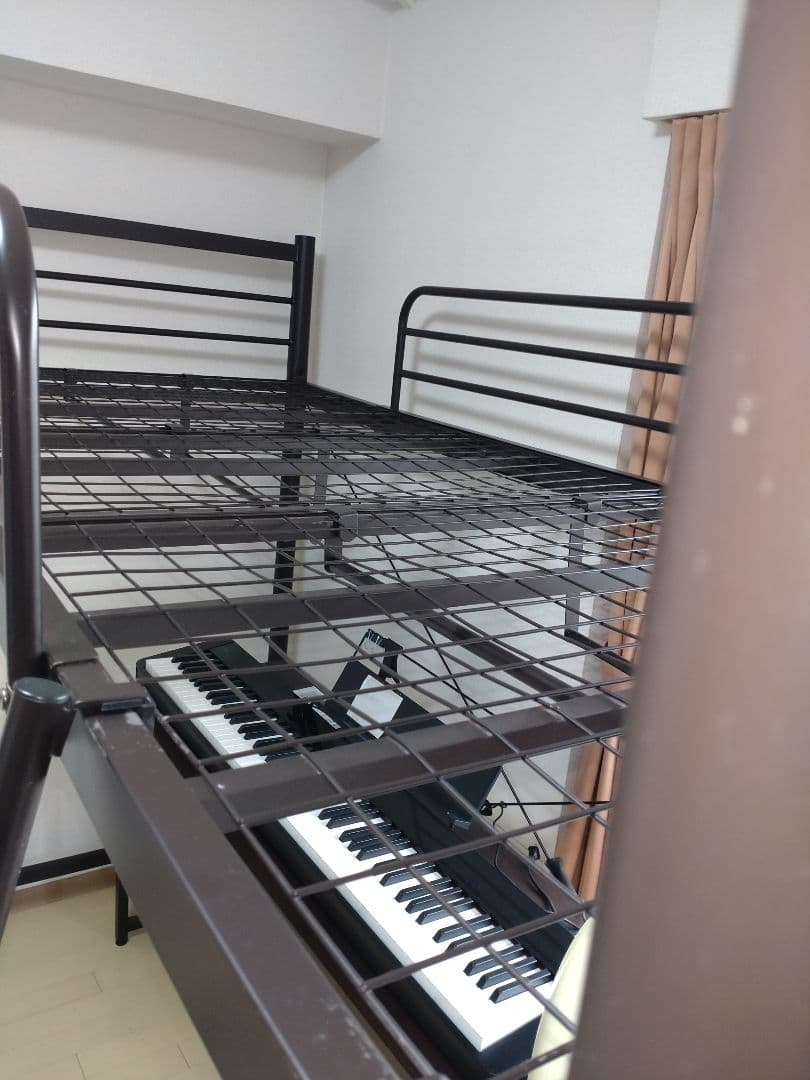 【札幌】高機能広々ロフトベッド ハイ＆ロー2WAYコンセント宮棚 ハンガー4本付