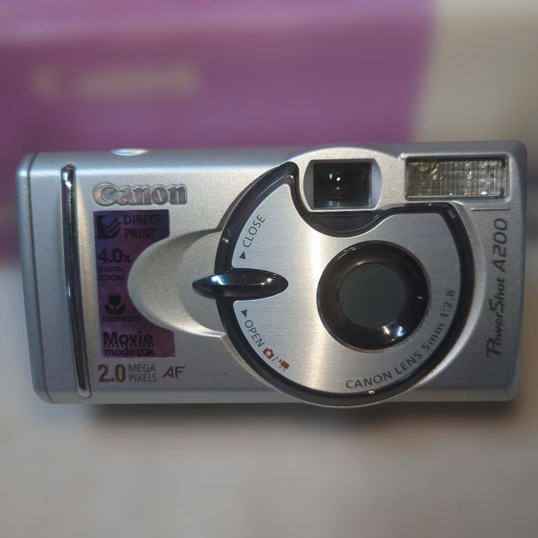 Canon PowerShot A200 デジタルカメラ・レトロ・美品①