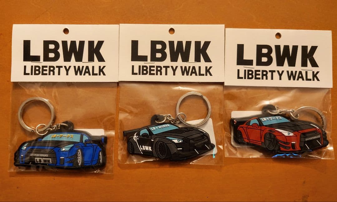 LBWK リバティウォーク ラバーキーホルダー