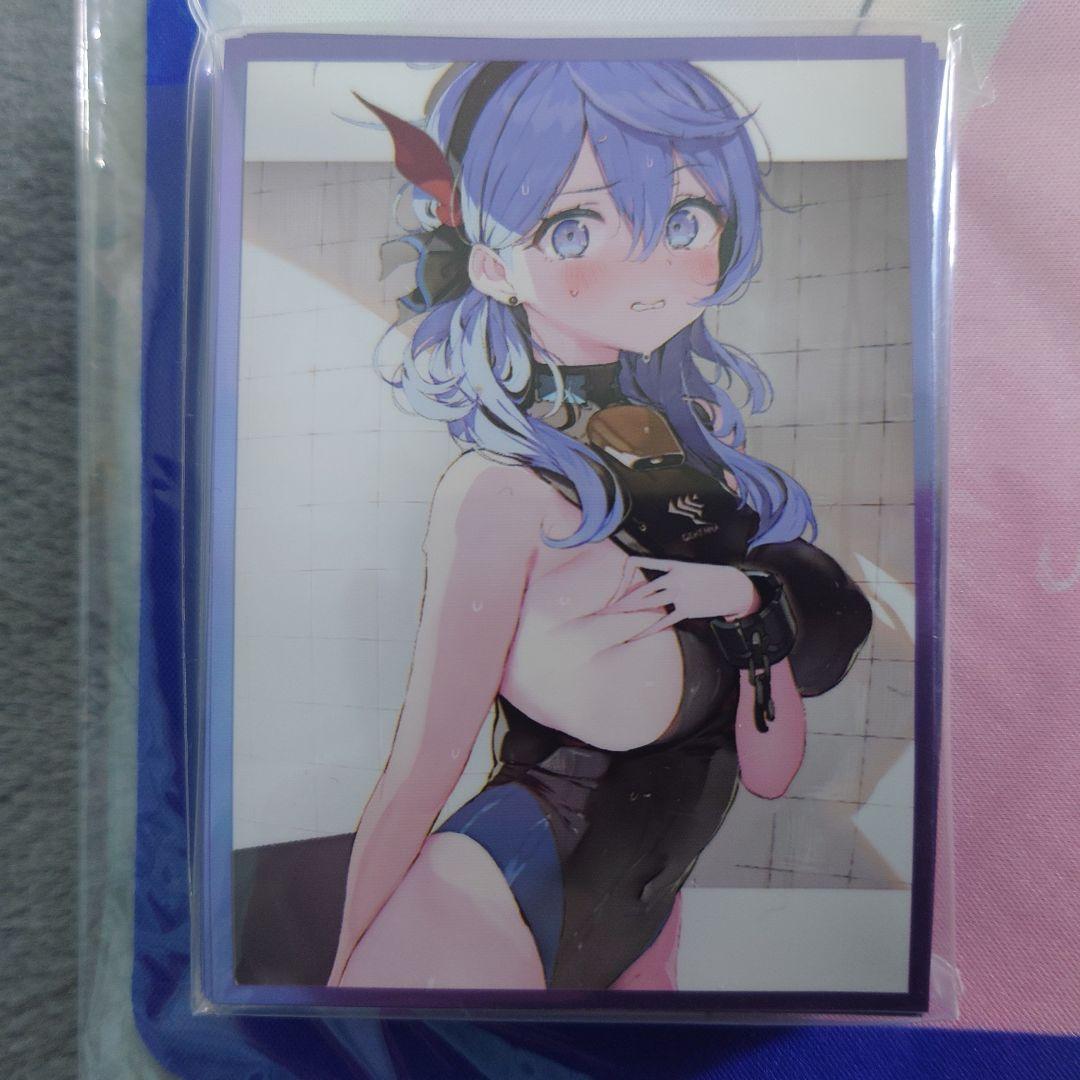 α1 ブルーアーカイブ 競泳水着&水滴 天雨アコ スリーブ&プレイマット
