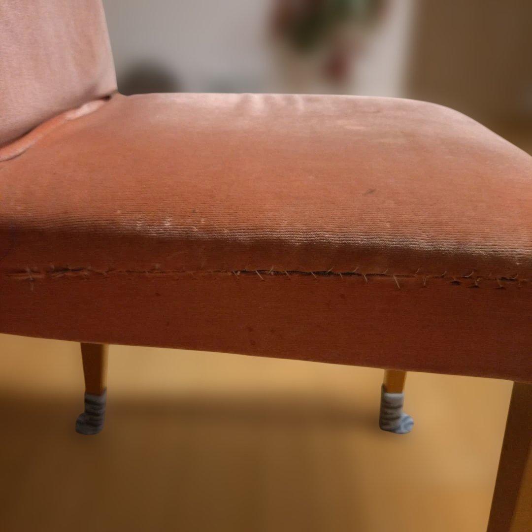 ベルベット 椅子 2脚セット