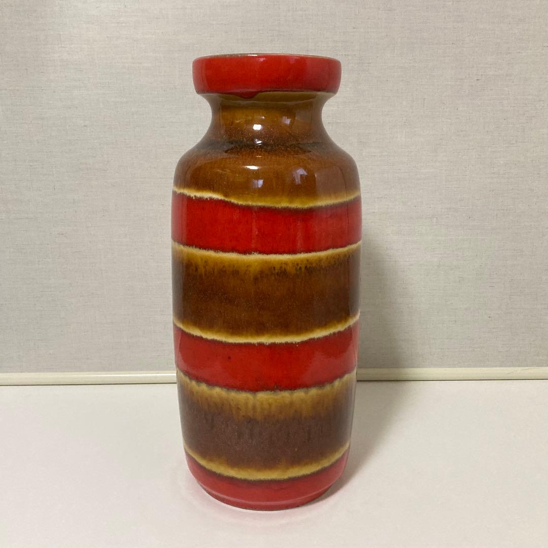 西ドイツ Bay Keramik フラワーベース 花瓶 置物 レトロ ビンテージ