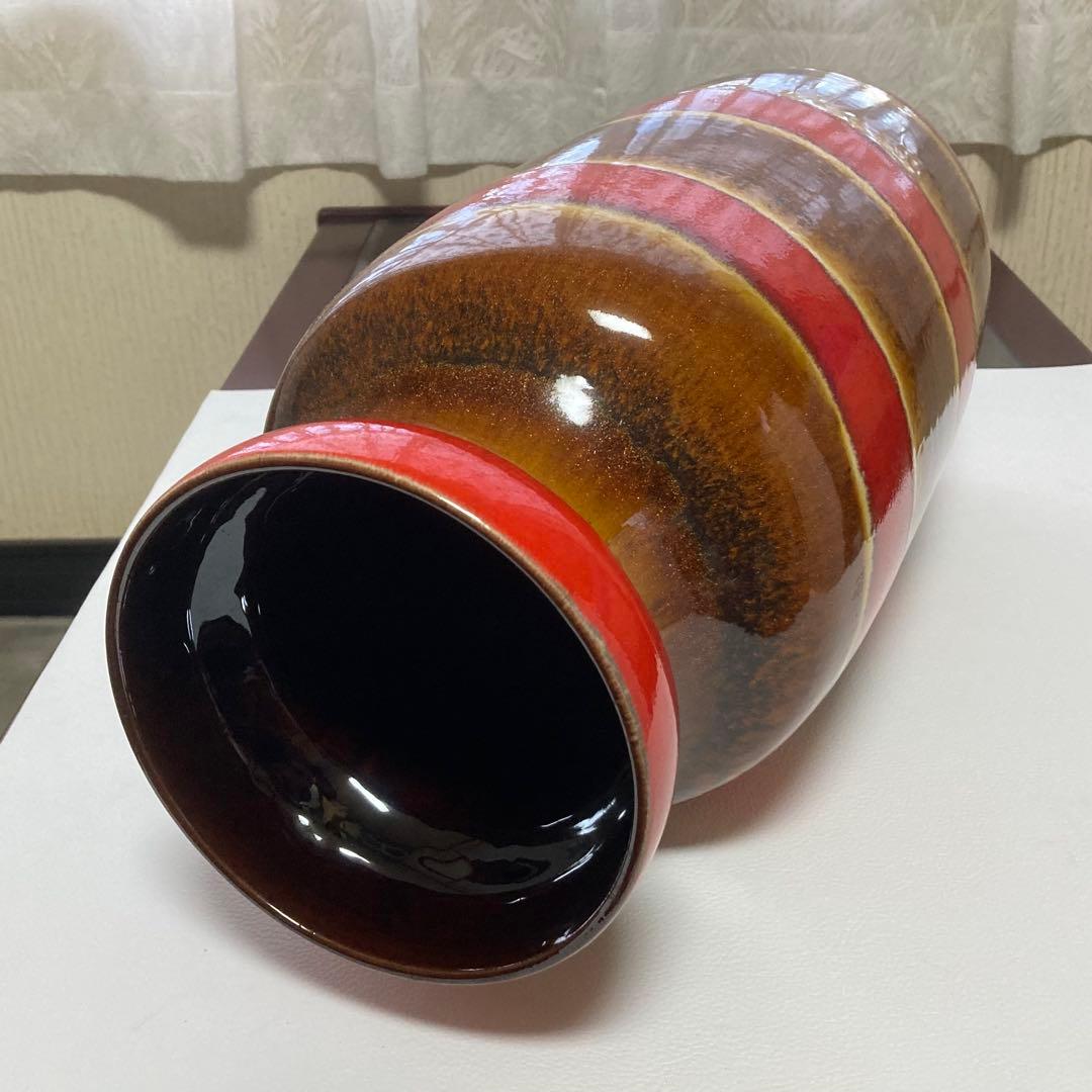 西ドイツ Bay Keramik フラワーベース 花瓶 置物 レトロ ビンテージ