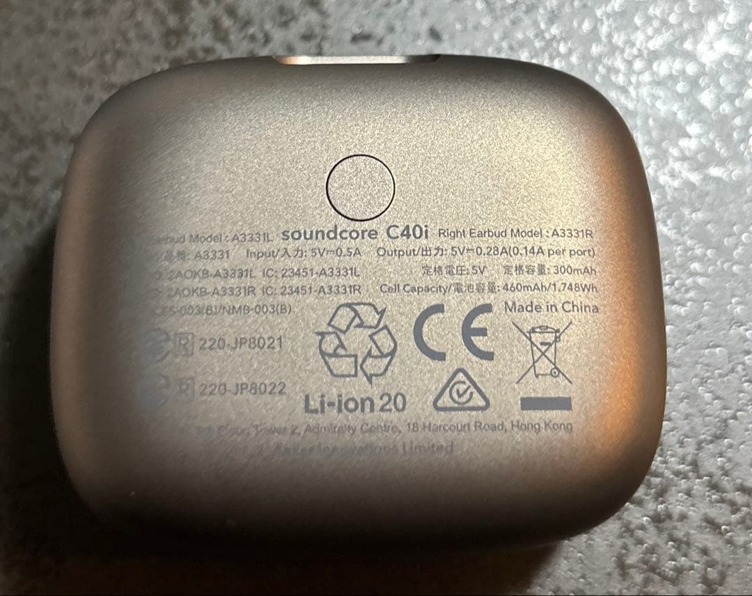 Ankerオープンイヤー型ワイヤレスイヤホン　C40i