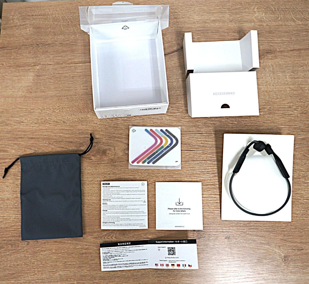 0290　骨伝導イヤホン　ショックス　オープン ムーブ　VGP 2023 金賞