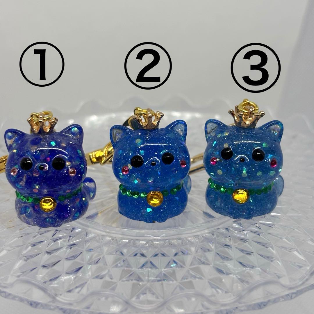 きつねのしっぽ♪様オーダーページ 光る✨️キラキラ猫ちゃんチャーム