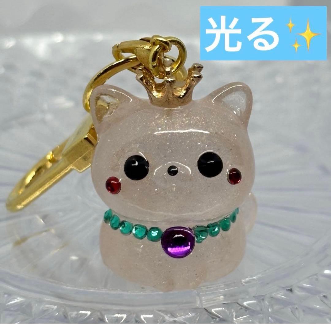 きつねのしっぽ♪様オーダーページ 光る✨️キラキラ猫ちゃんチャーム