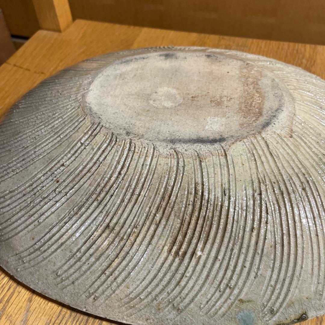 益子焼　楕円皿　箱なし