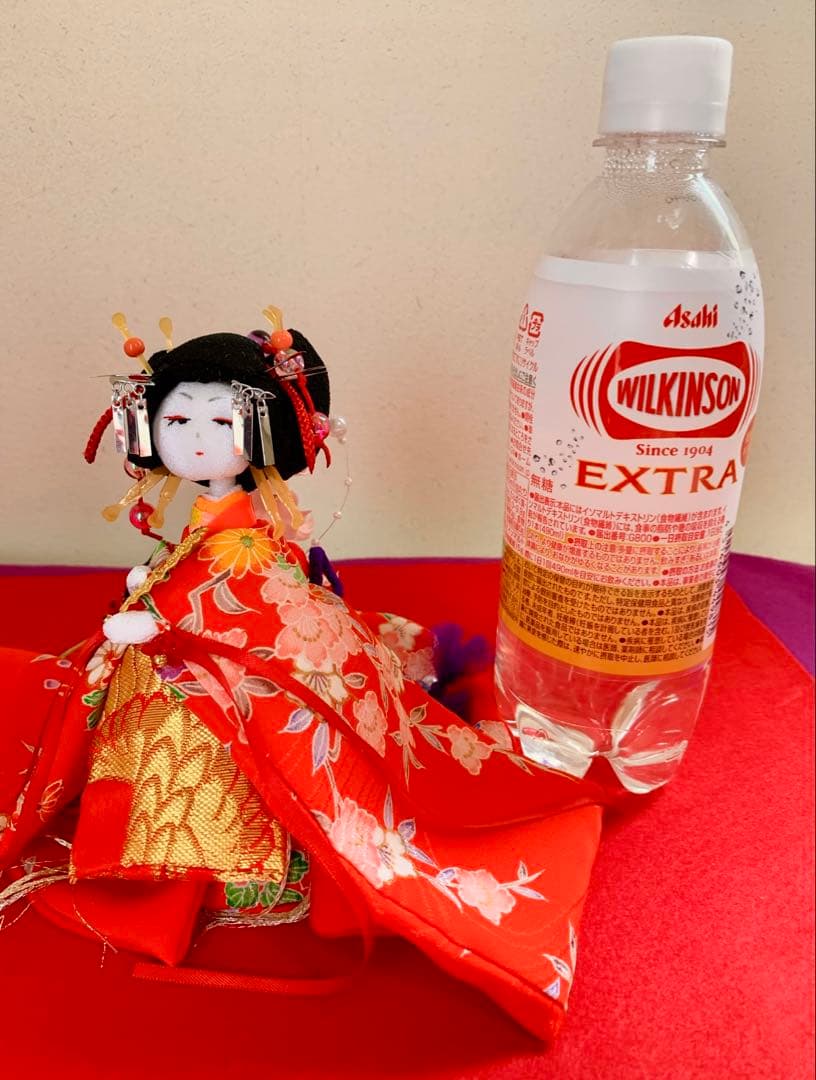 ちりめん細工　花魁と禿ちゃん　ハンドメイド