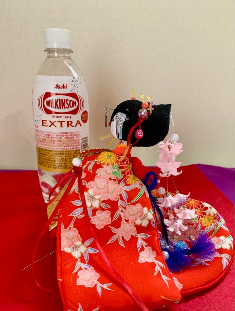 ちりめん細工　花魁と禿ちゃん　ハンドメイド