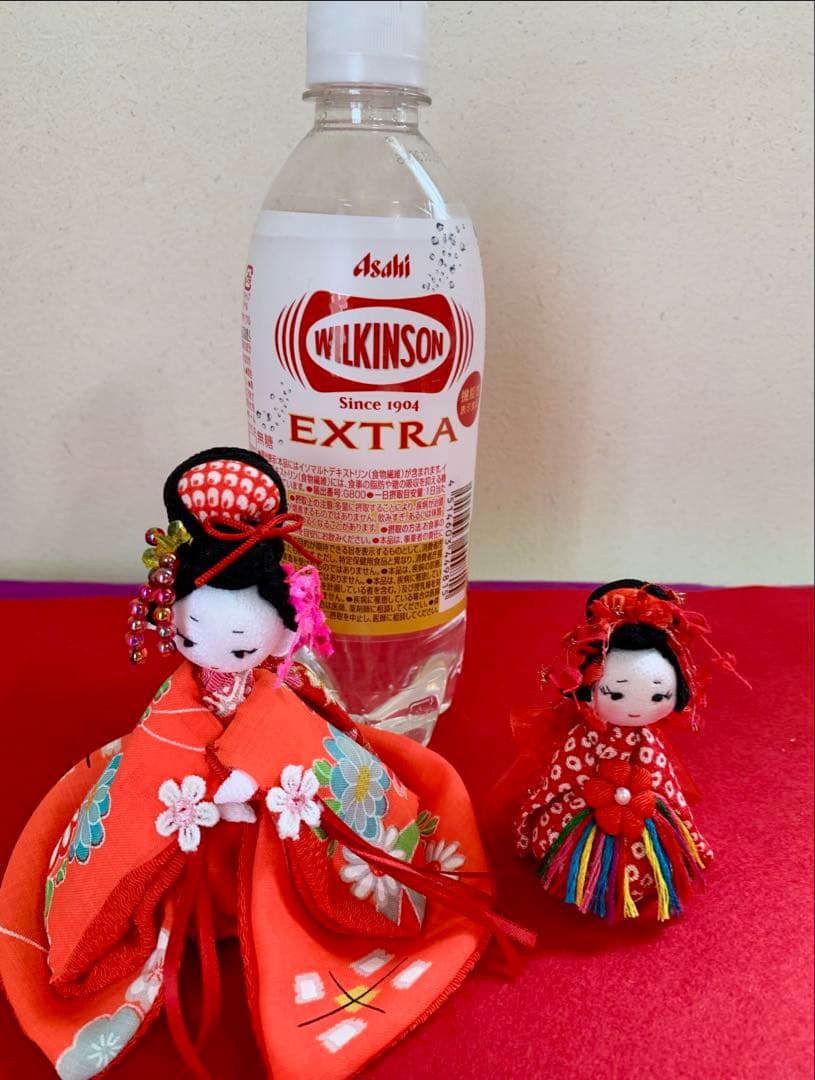 ちりめん細工　花魁と禿ちゃん　ハンドメイド