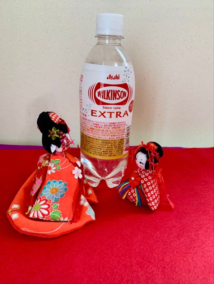 ちりめん細工　花魁と禿ちゃん　ハンドメイド