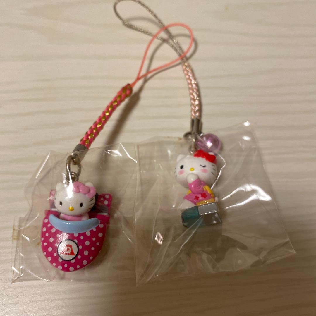 【12点まとめ売り】ご当地キティ 根付 ストラップ （おまけ付き）