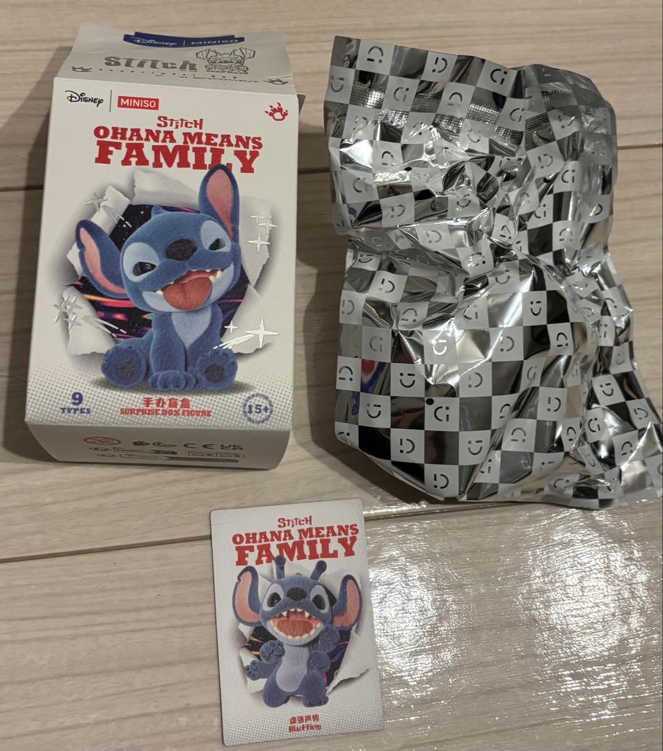 Stitch miniso Ohana means family スティッチ