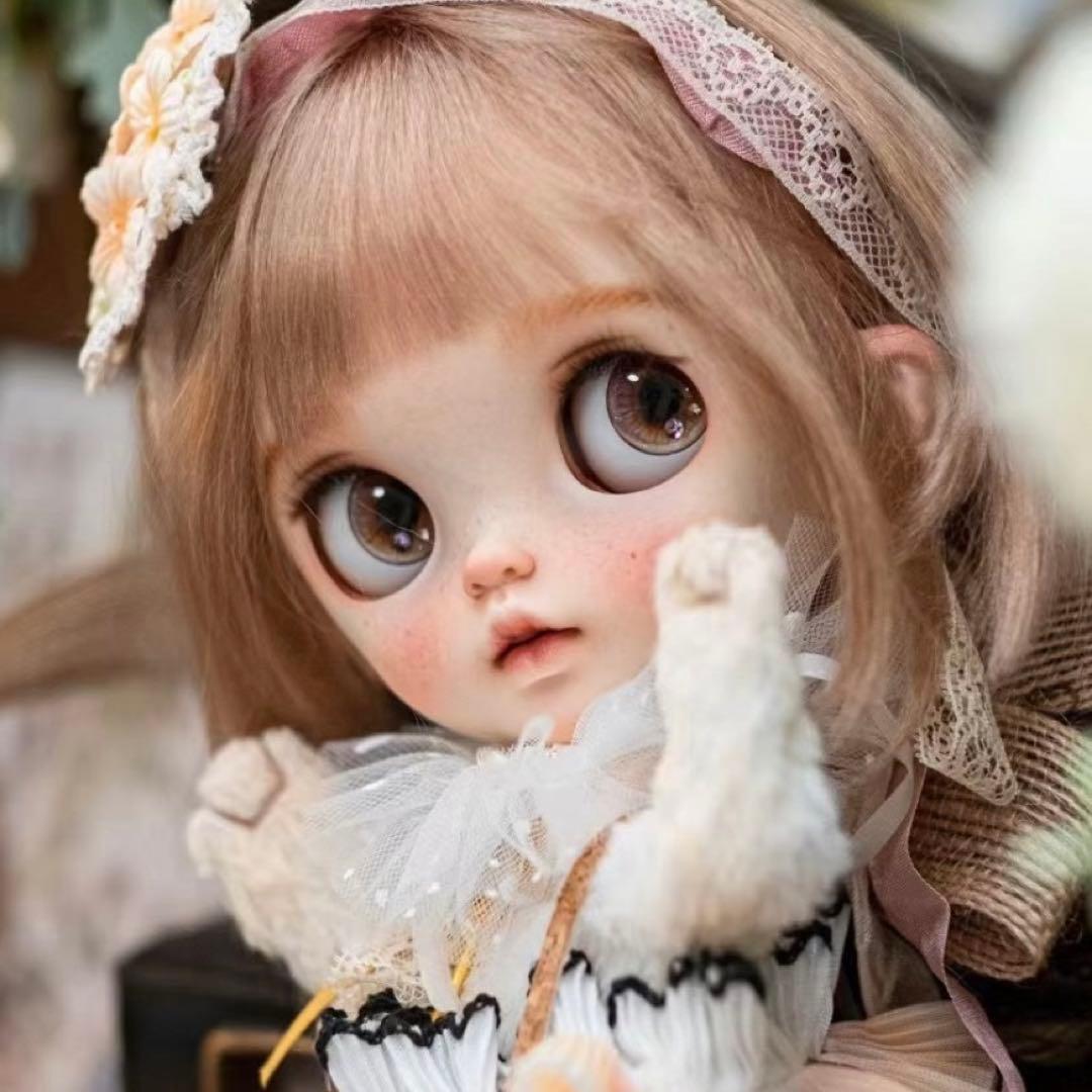 カスタムブライス 人気海外作家様 優しい 幼い ナチュラルメイク フルセット