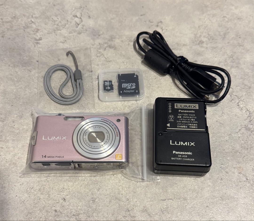 美品＊Panasonic LUMIX DMC-FX66ピンク